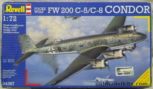 Revell 1/72 Focke Wulf FW-200 C-5/C-8 Condor, 04387 plastic model kit